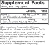 Protocol For Life Balance - D3 & K2 (MK-7) 60 vegcaps