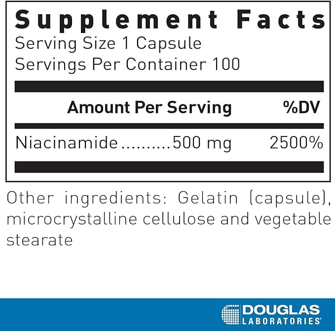 Douglas Labs - Niacinamide 500 mg 100 Capsules