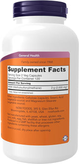 Now Foods - MSM 1000 mg 240 Capsules