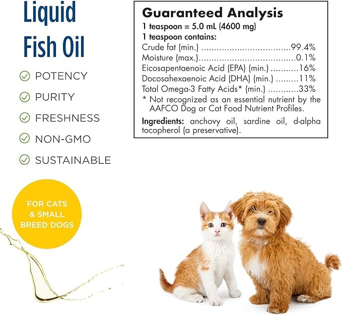 Nordic Naturals, Omega-3 Pet, Cats and Small Breed Dogs, 60 ml