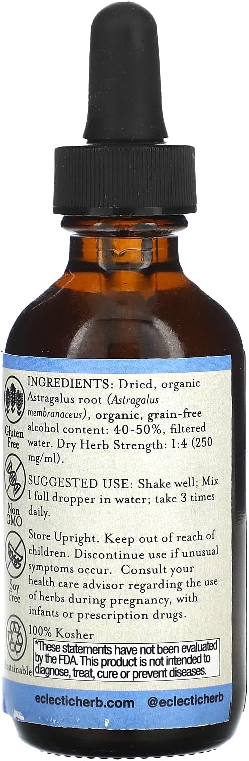 Eclectic Institute Organic Astragalus - 60ml