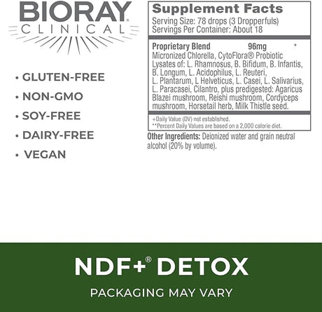 BioRay NDF Detox Plus - 1oz