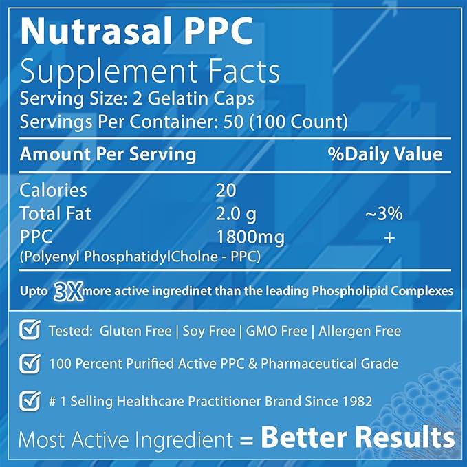 Nutrasal PhosChol PPC 900 mg 100 gels