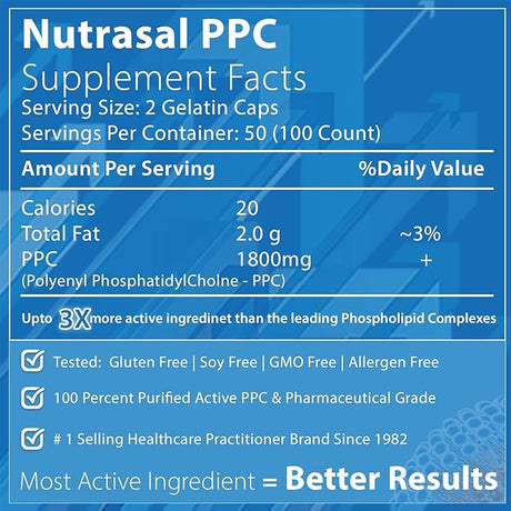 Nutrasal PhosChol PPC 900 mg 100 gels