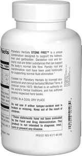 Planetary Herbs - Stone Free - 820 mg - 90 Tablets