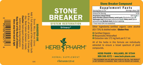 Herb Pharm - Stone Breaker Compound, 4 oz