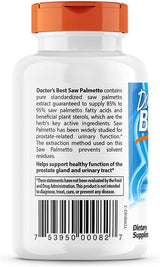 Doctor's Best Saw Palmetto, Standardized Extract with Euromed 320mg, 60 Softgels