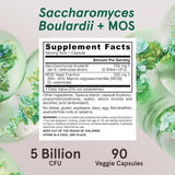 Jarrow Formulas - Saccharomyces Boulardii + MOS, 90 Capsules