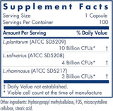 Allergy Research Group - Lactobacillus 100 Capsules