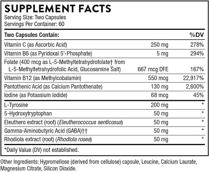 Thorne Research DEPROLOFT-HF (Mood Plus) 120 Capsules