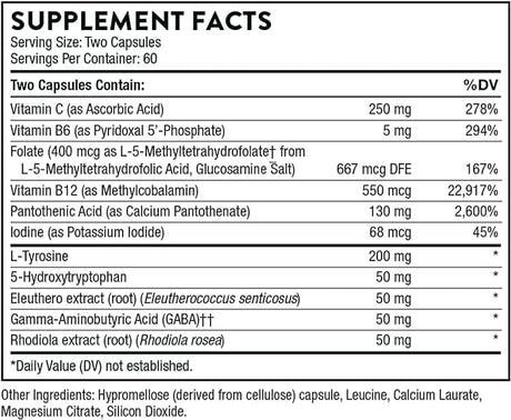 Thorne Research DEPROLOFT-HF (Mood Plus) 120 Capsules