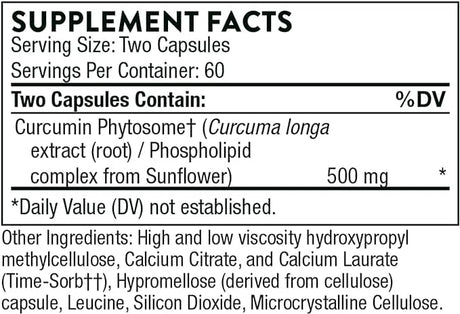 Thorne - Curcumin Phytosome (formerly Meriva) - 60 capsules