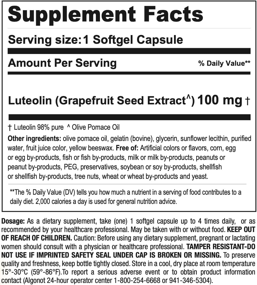 PureLut by Algonot, 60 Softgels