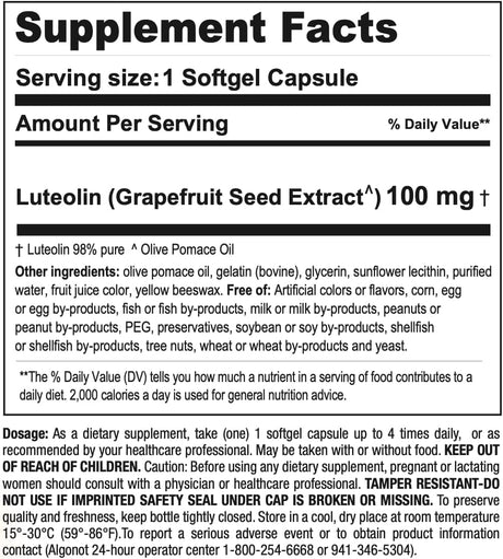 PureLut by Algonot, 60 Softgels