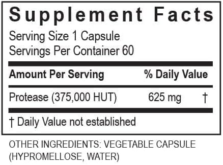 Transformation Enzyme Protease 375K™ - 60 caps