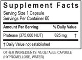 Transformation Enzyme Protease 375K™ - 60 caps