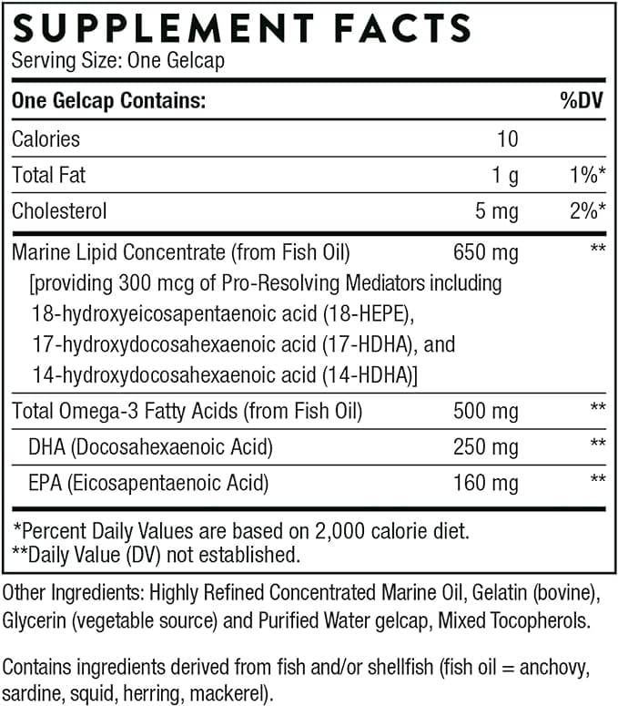 Thorne Research Pro-Resolving Mediators, 60 GelCaps