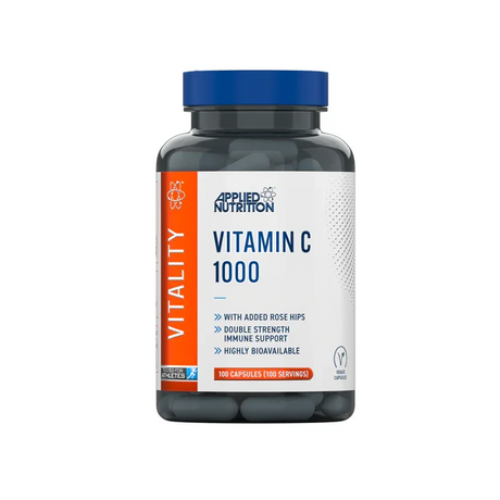 Applied Nutrition VITALITY - Vitamin C 1000MG & ROSE HIPS 100Veg Caps
