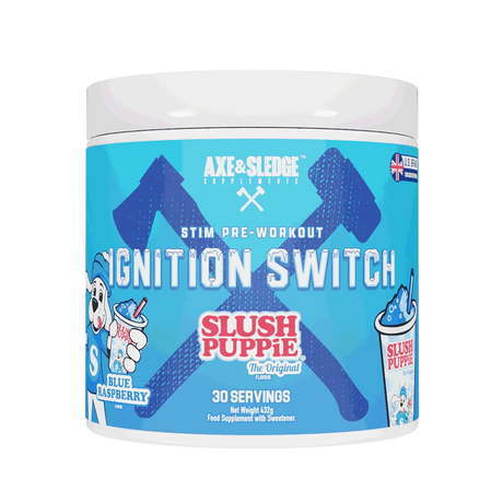 Axe & Sledge Supplements Ignition Switch 432g SLUSH PUPPiE Blue Raspberry