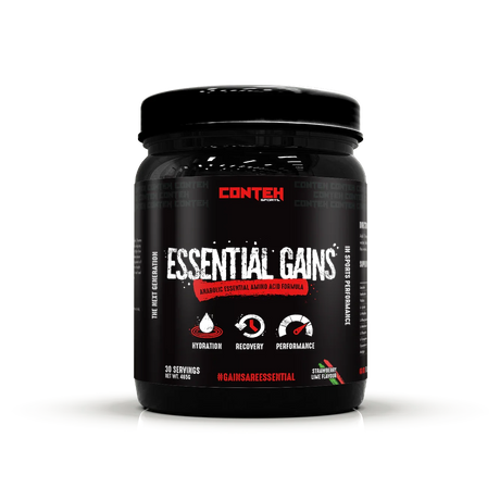 Conteh Sports Essential Gains 465g Strawberry Lime