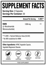 Ultra Purity NMN Pro 1200mg maximum strength NAD+ capsules – view 15