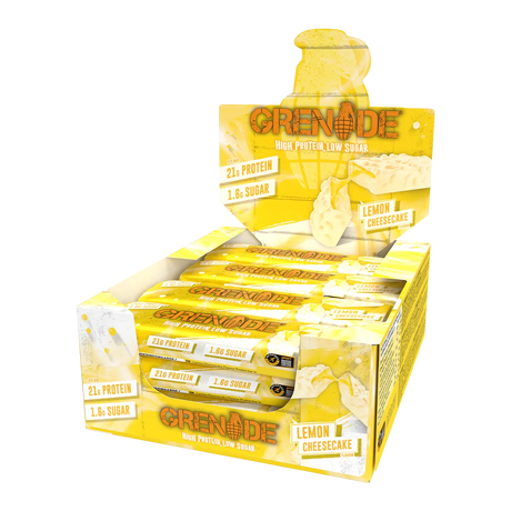 Grenade Protein Bar 12x60g Lemon Cheesecake