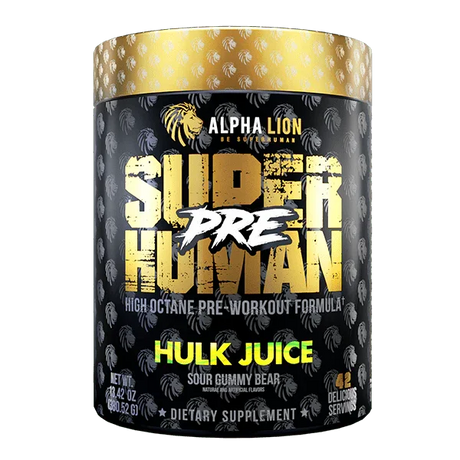 Alpha Lion SuperHuman Pre Workout 342.3g Hulk Juice