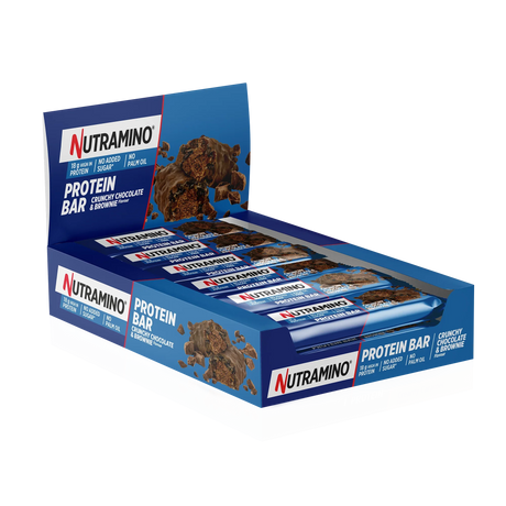 Nutramino Protein Bar 12x55g Crunchy Chocolate Brownie