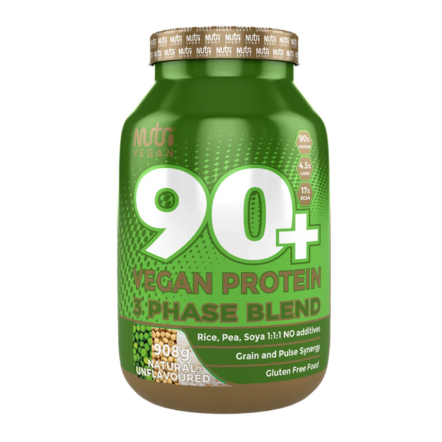 NutriVegan 90+ Protein Vegan 908g Unflavoured
