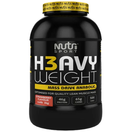 NutriSport H3avyweight Mass Drive Anabolic 3kg Banana