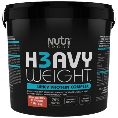 NutriSport H3avyweight Whey Protein Complex 6kg Banana