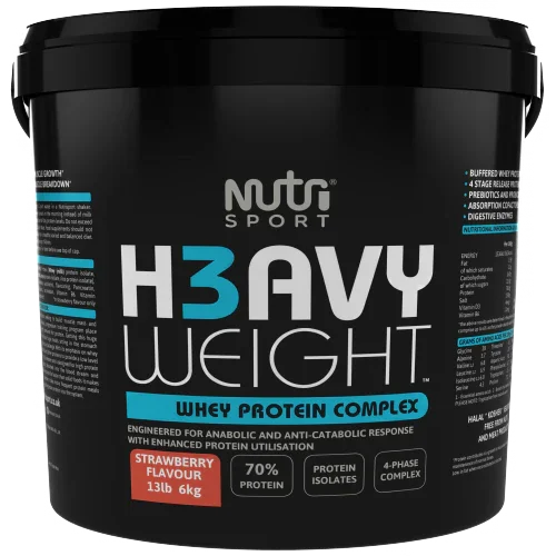 NutriSport H3avyweight Whey Protein Complex 6kg Banana