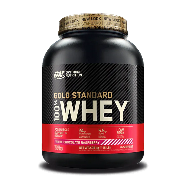 Optimum Nutrition Gold Standard 100% Whey 2.27kg White Chocolate Raspberry