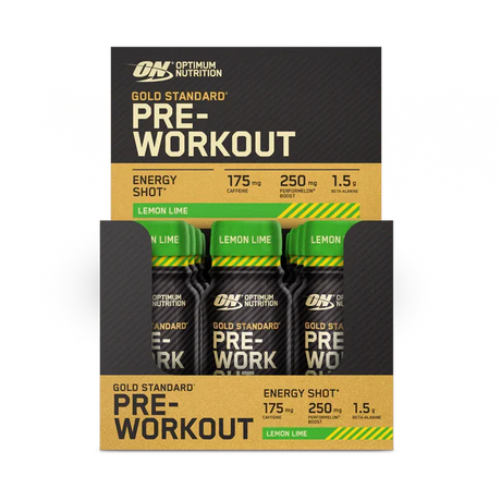 Optimum Nutrition Gold Standard Pre-Workout Shot 12x60ml Lemon & Lime