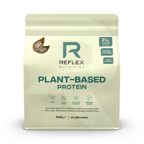 Reflex Nutrition Plant Based Protein 600g Cacao & Caramel