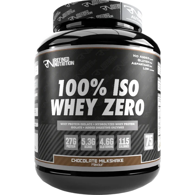 Refined Nutrition Refined 100% Iso Whey Zero 2.27kg Chocolate Milkshake