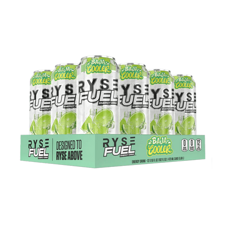 RYSE Fuel 12 x 473ml Baja Cooler Twisted Lime
