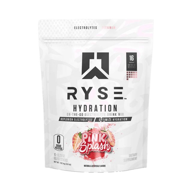 RYSE Hydration Sticks  16 x 6.4g Blue Raspberry