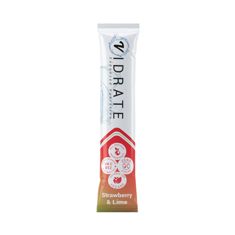 Vidrate Hydration Powder 10x3g Strawberry & Lime
