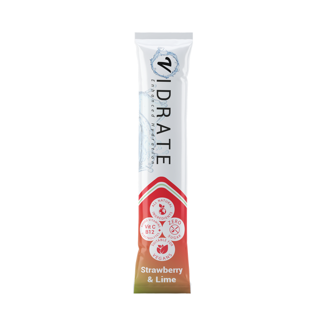 Vidrate Hydration Powder 10x3g Strawberry & Lime