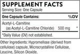 Acetyl-L-Carnitine ( Formerly Carnityl), 60 Veggie Capsules - Thorne - welzo