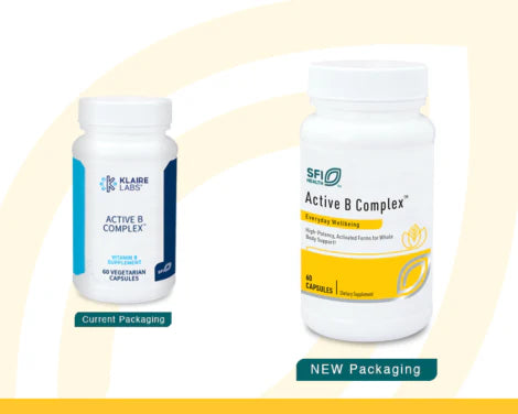 Klaire Labs Active B Complex 60 Capsules