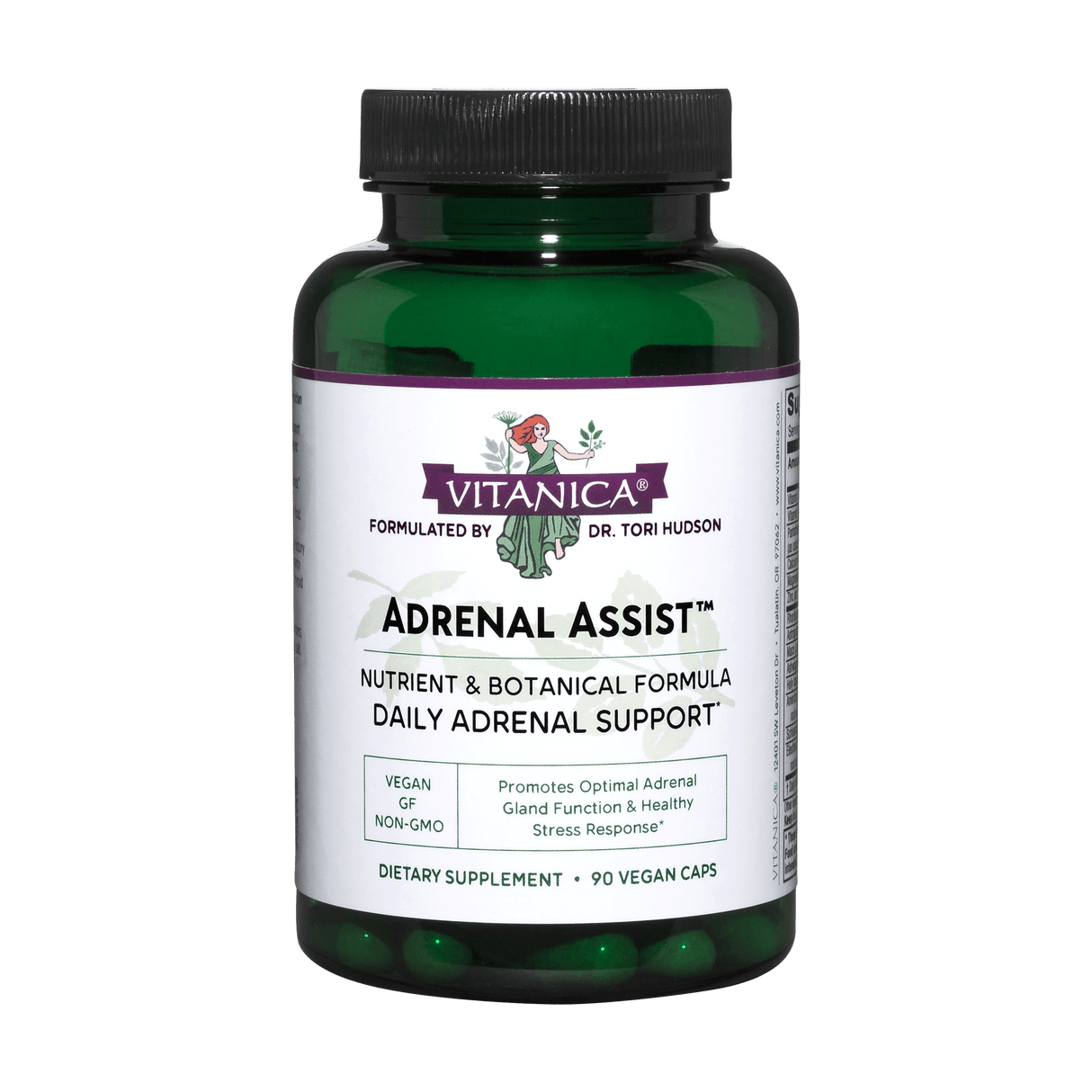 Adrenal Assist, 90 Vegan Capsules - Vitanica - welzo