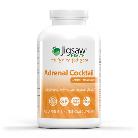 Adrenal Cocktailâ„¢ + Whole Food Vitamin C - 360 capsules - Jigsaw Health - welzo