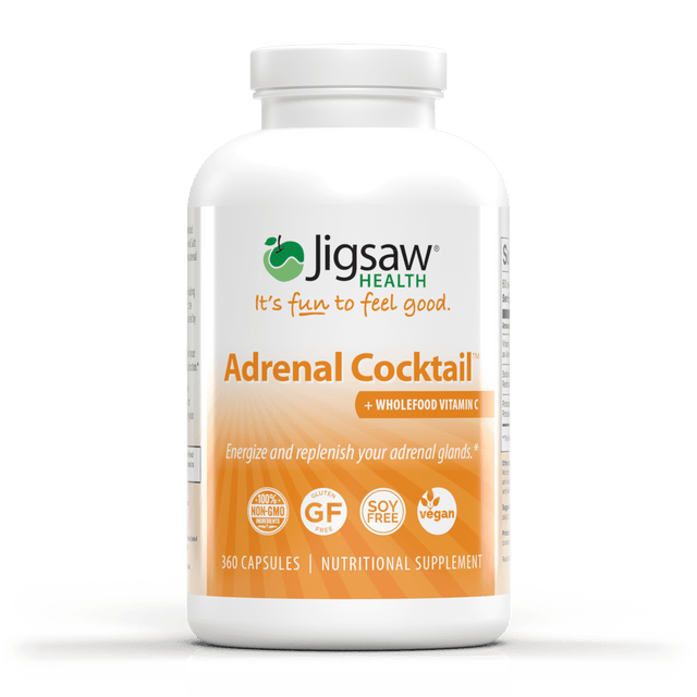 Adrenal Cocktailâ„¢ + Whole Food Vitamin C - 360 capsules - Jigsaw Health - welzo