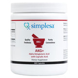 AKG+ Caprylic Acid 360 Capsules - Simplesa - welzo