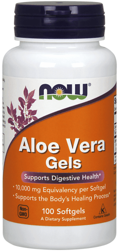 Aloe Vera Gels, 100 Softgels - Now Foods - welzo