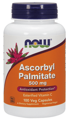 Ascorbyl Palmitate 500mg, 100 Capsules - Now Foods - welzo