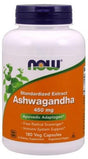 Ashwagandha 450mg, 180 Capsules - Now Foods - welzo