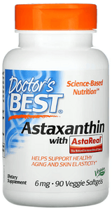 Astaxanthin with AstaReal, 6 mg, 90 Veggie Softgels - Dr's Best - welzo